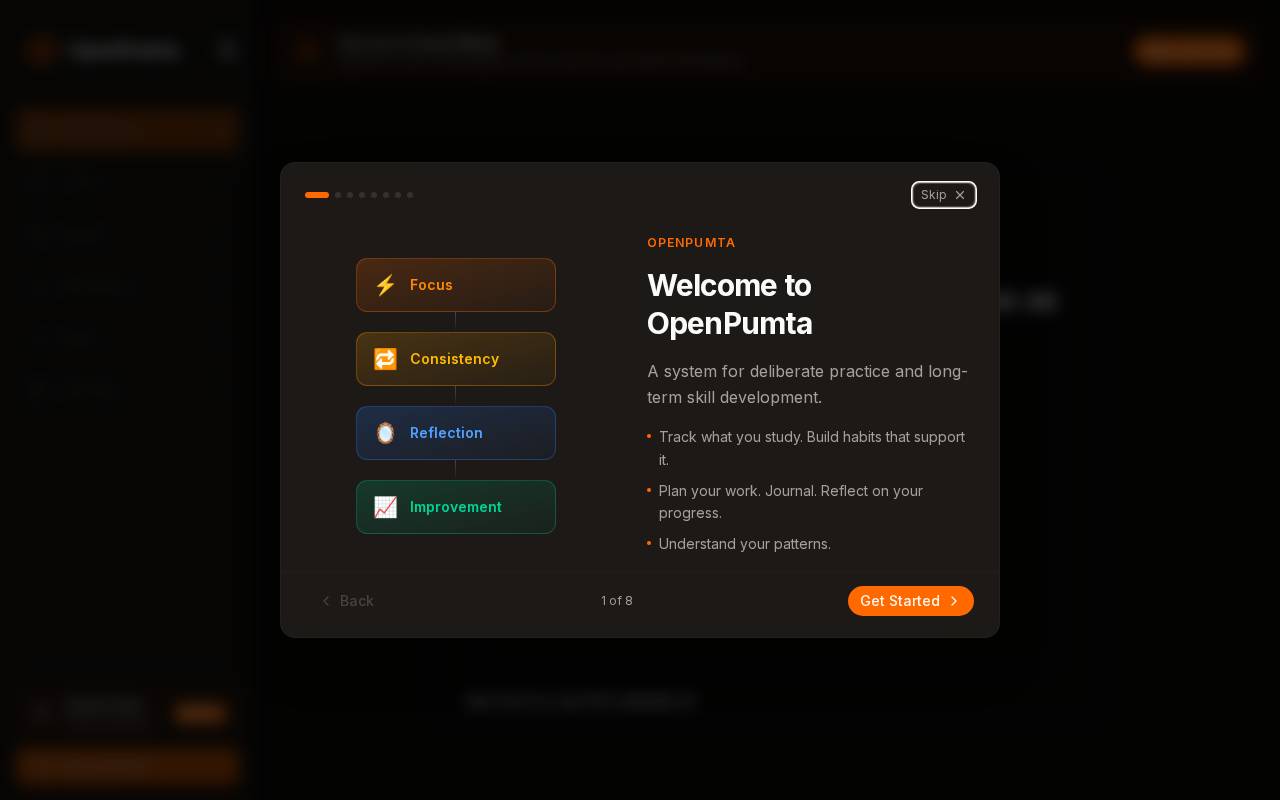 Screenshot of openpumta.com