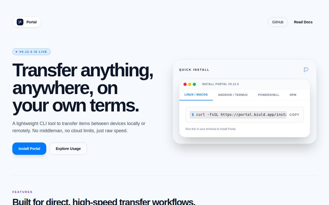 Screenshot of portal.biuld.app