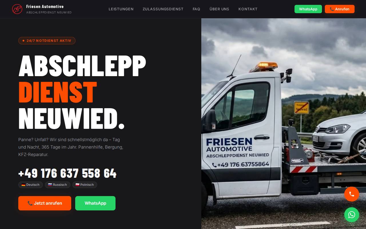 Screenshot of friesen-automotive.de