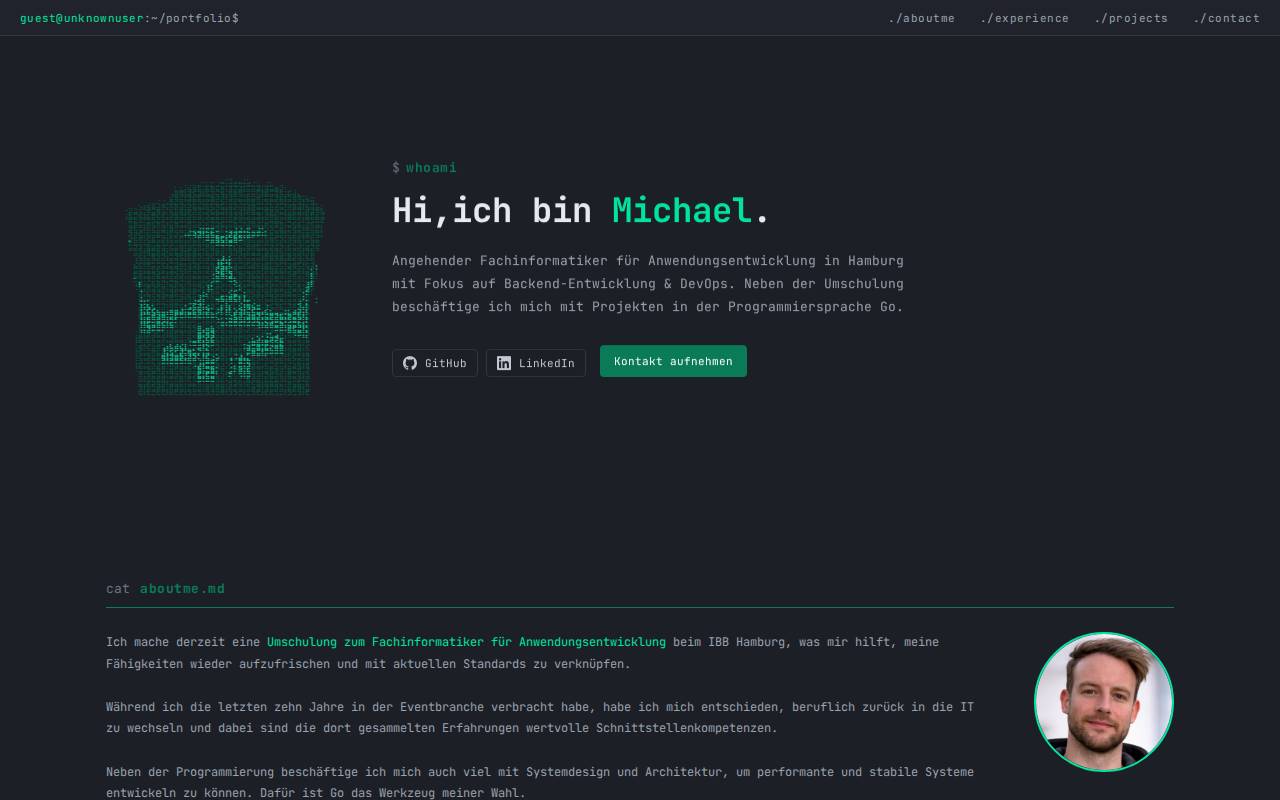 Screenshot of unknownuser.dev