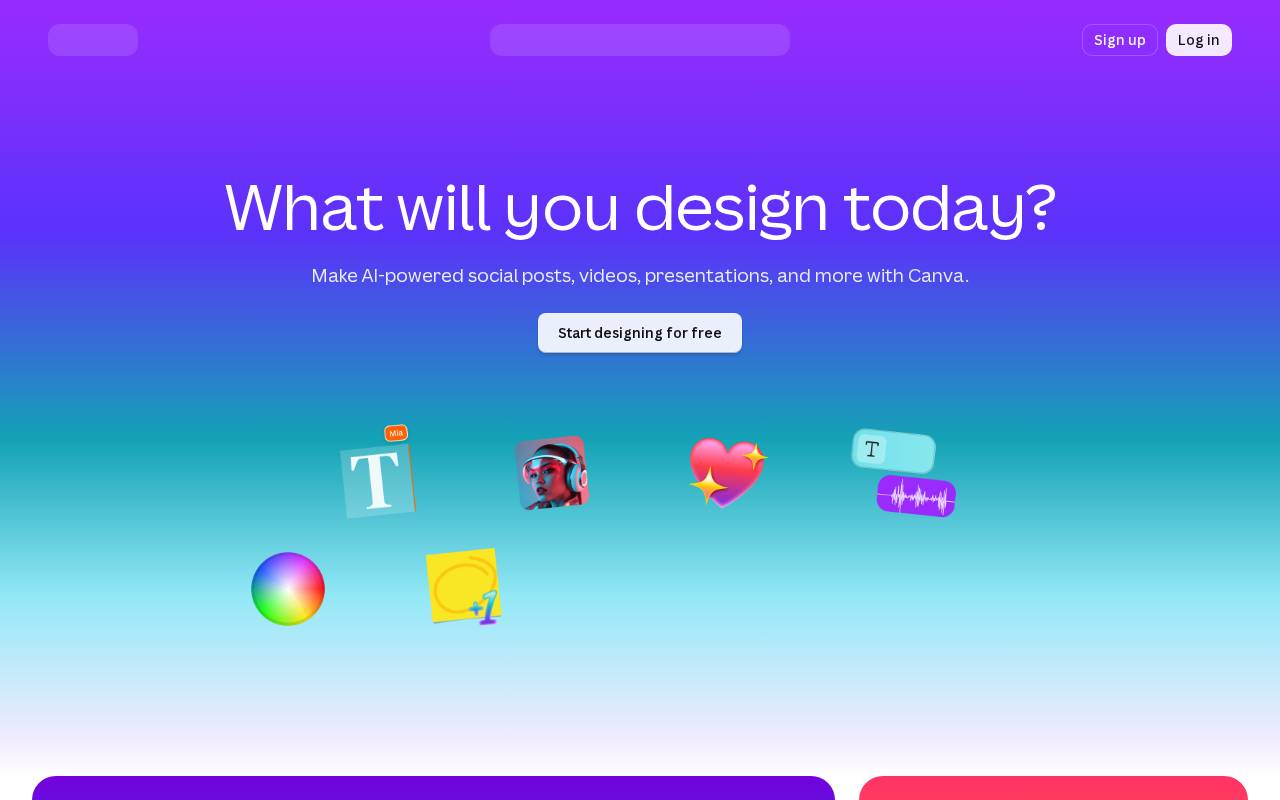 Screenshot of canva.com