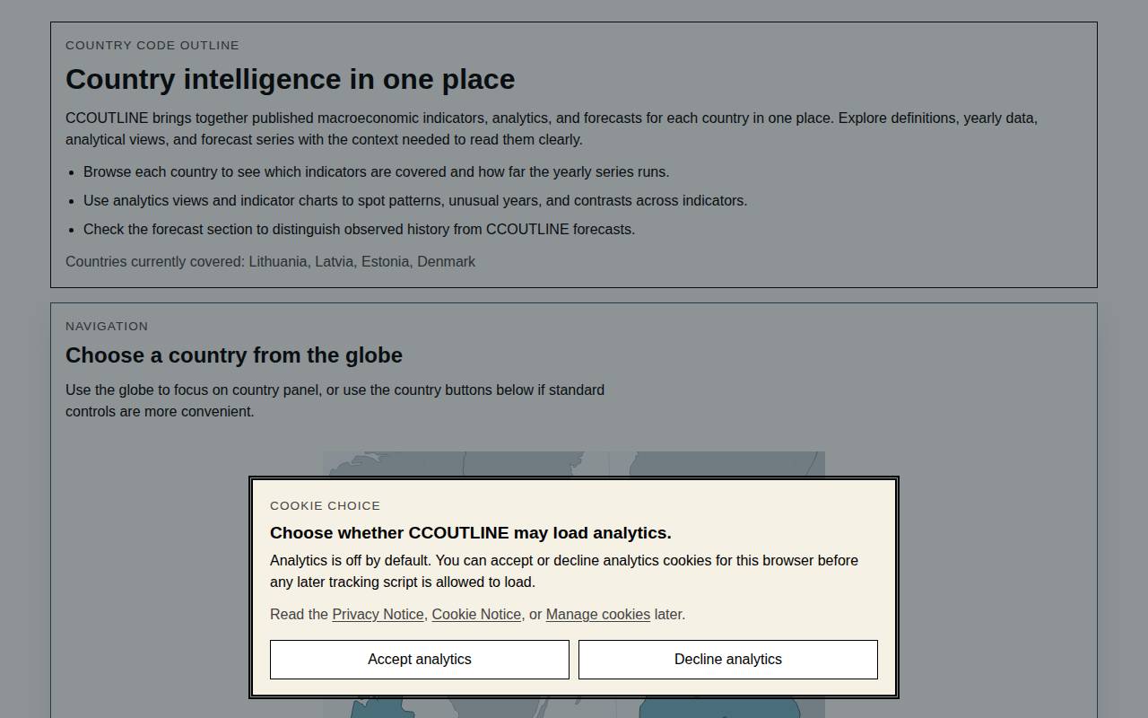 Screenshot of ccoutline.com