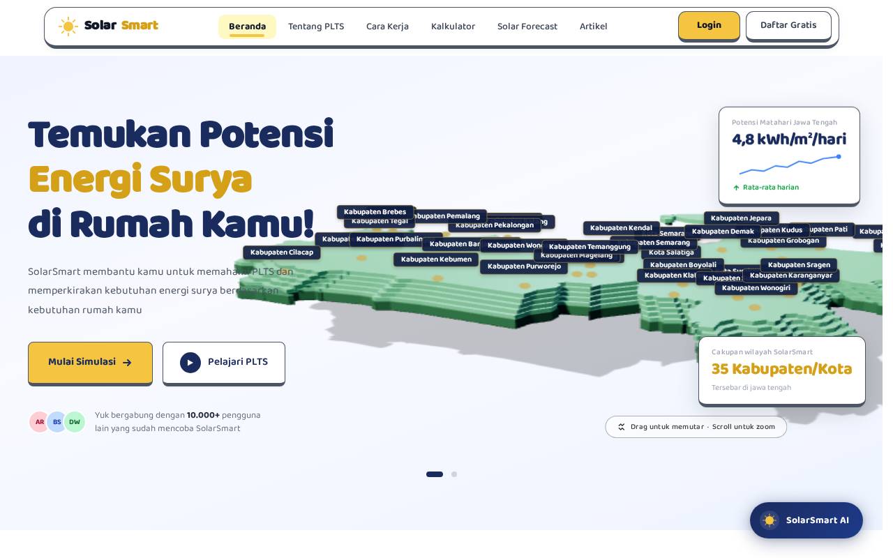 Screenshot of solarsmart-production.up.railway.app