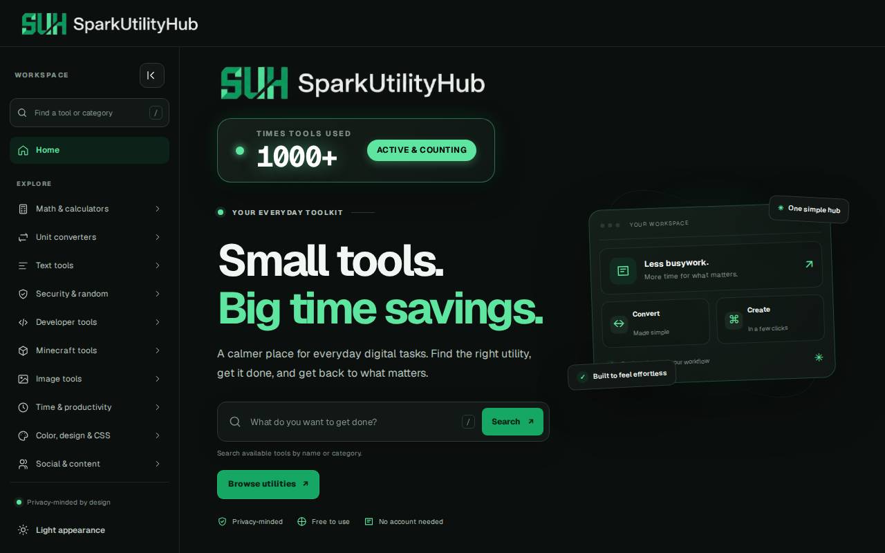 Screenshot of suh.indevs.in