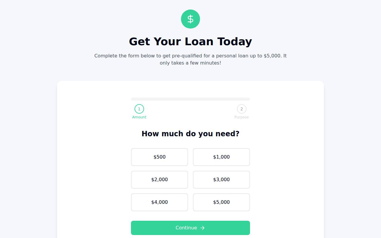 Screenshot of 5kloan.lovable.app