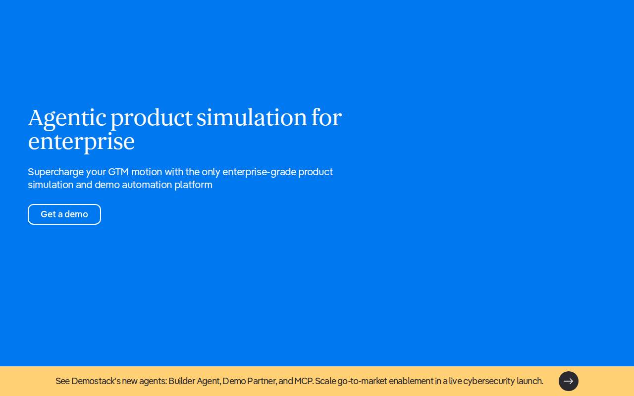 Screenshot of demostack.com