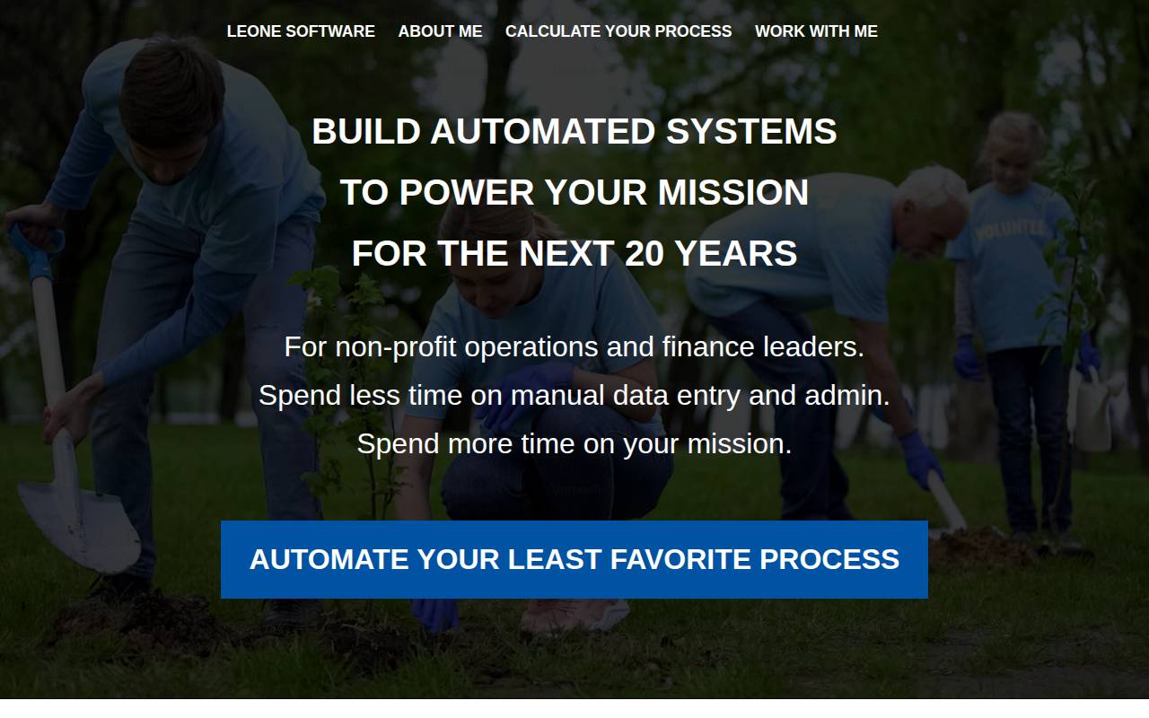 Screenshot of leonesoftware.com