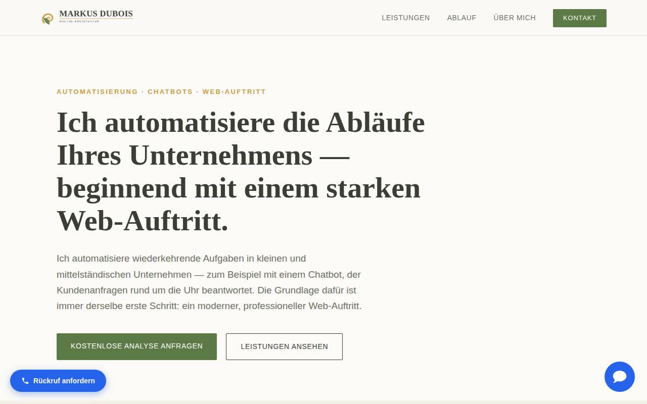 Screenshot of digital-architektur.online