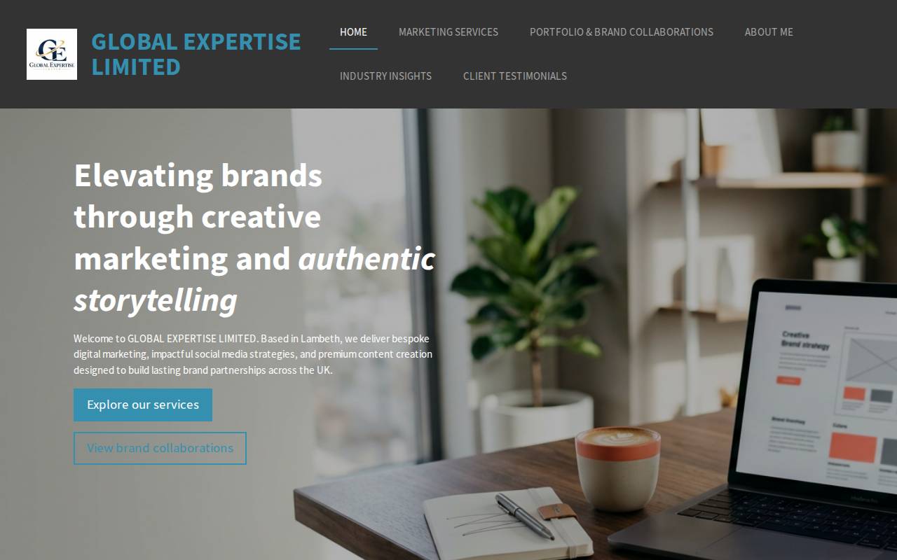 Screenshot of globalexpertise.co.uk