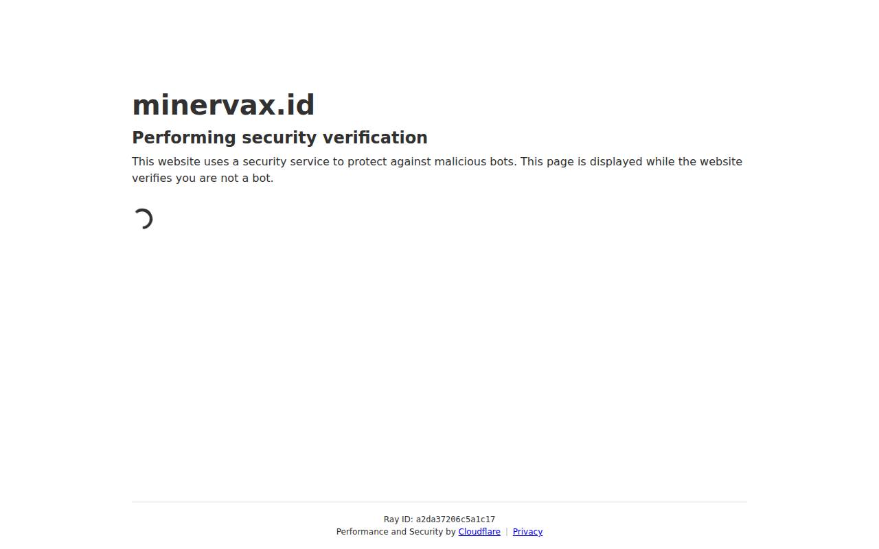 Screenshot of minervax.id