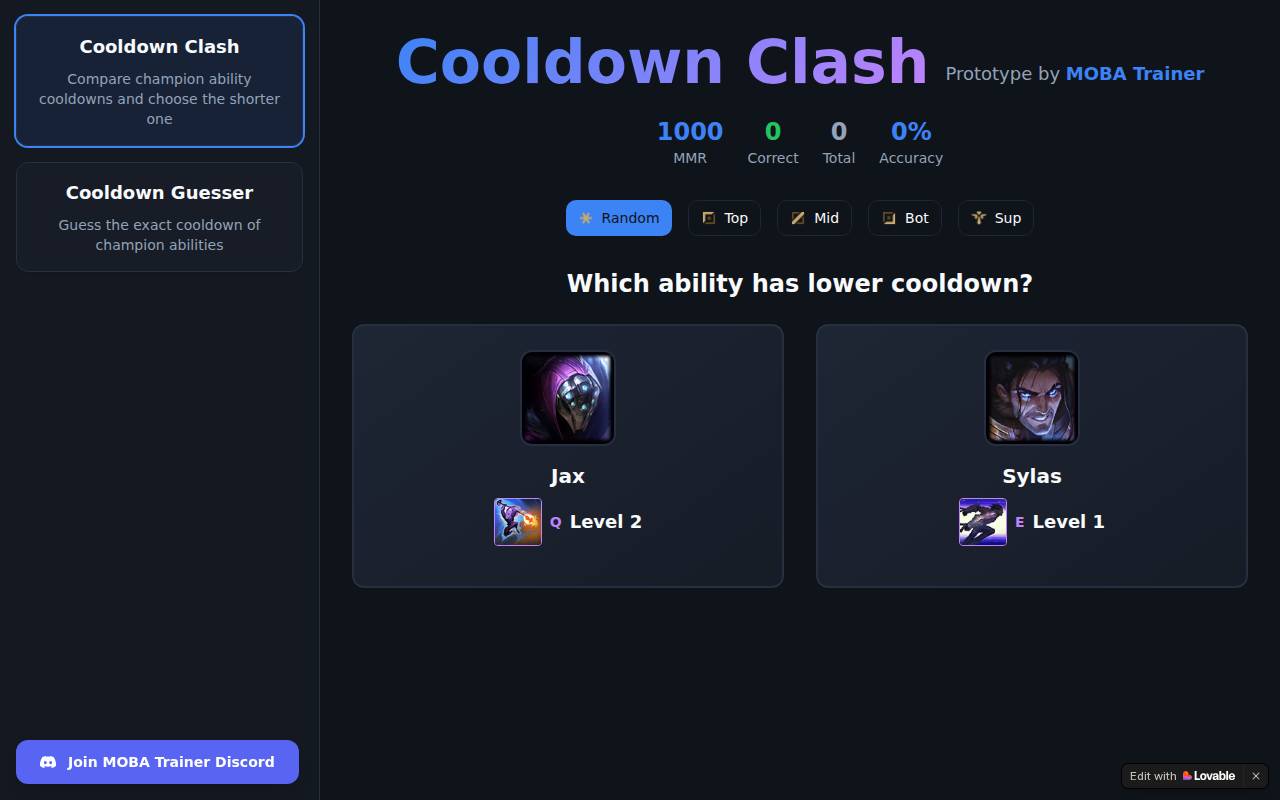 Screenshot of ability-intuition-game.lovable.app