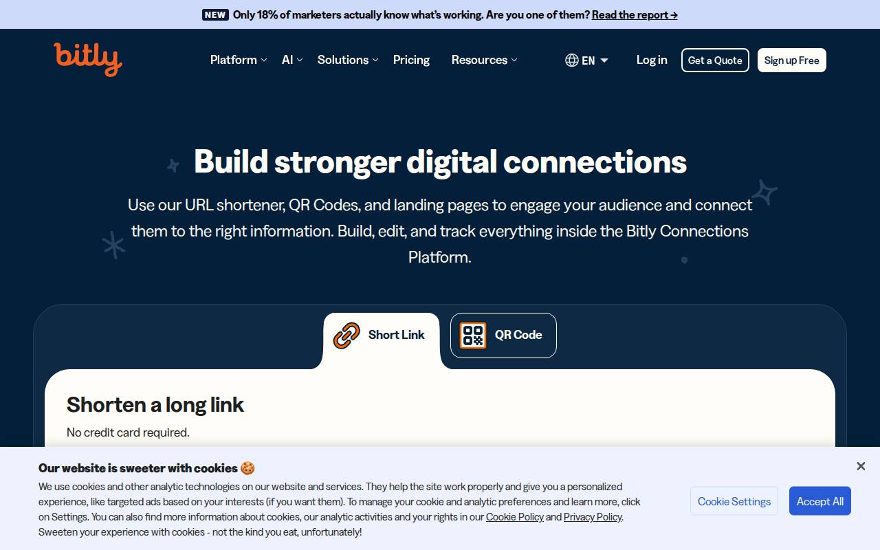 Screenshot of bit.ly