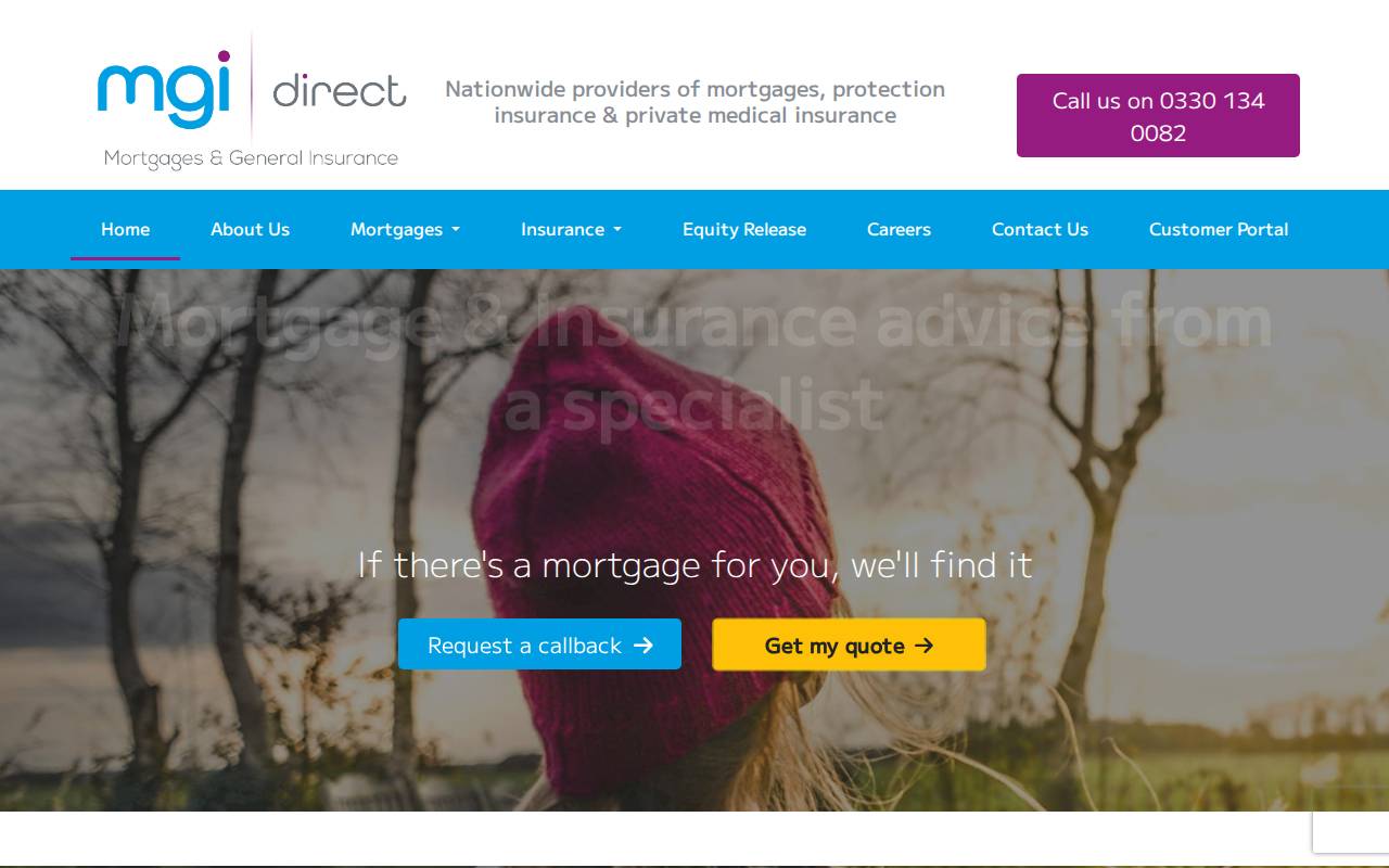 Screenshot of mgidirect.co.uk