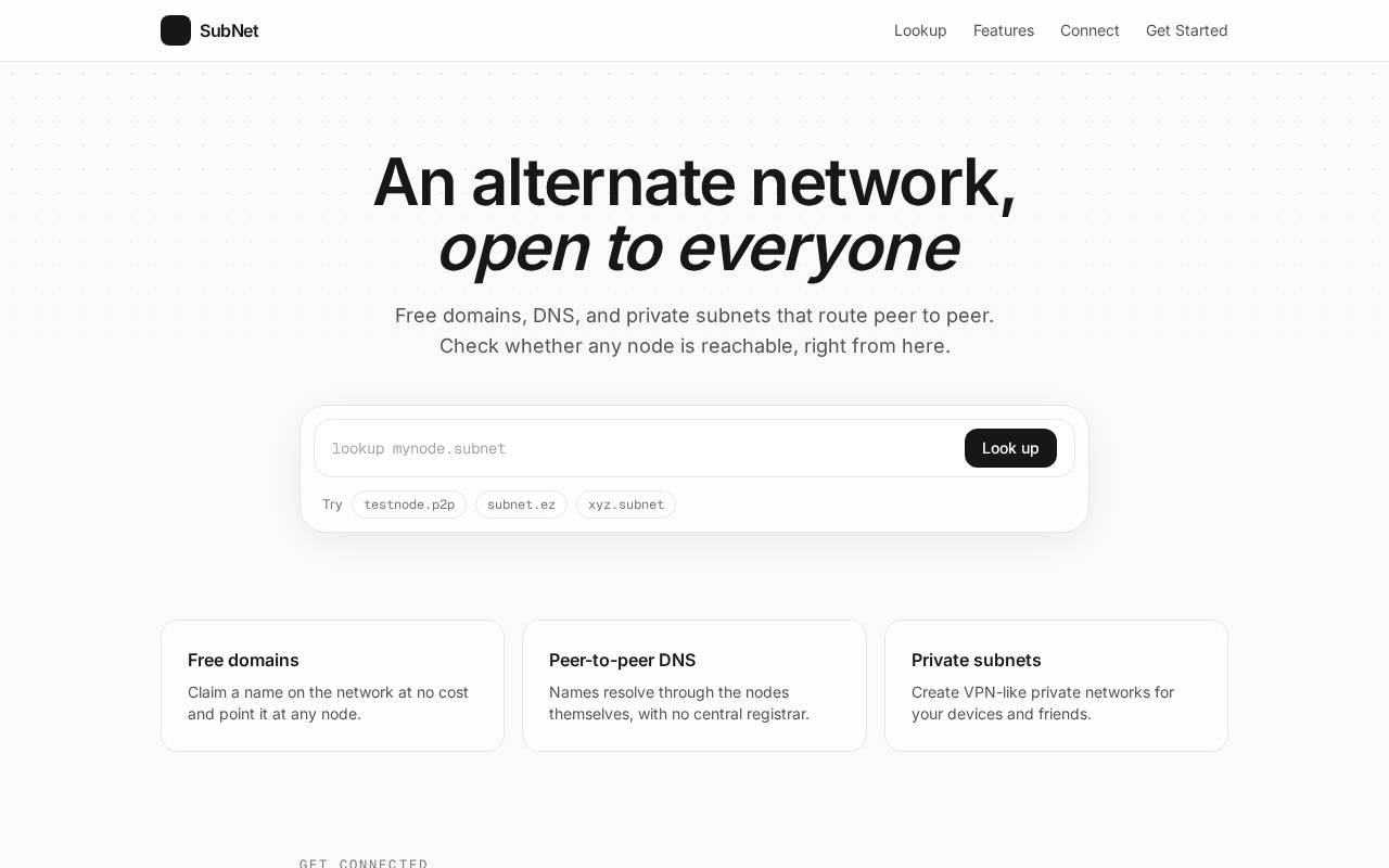 Screenshot of subnet.gt.tc