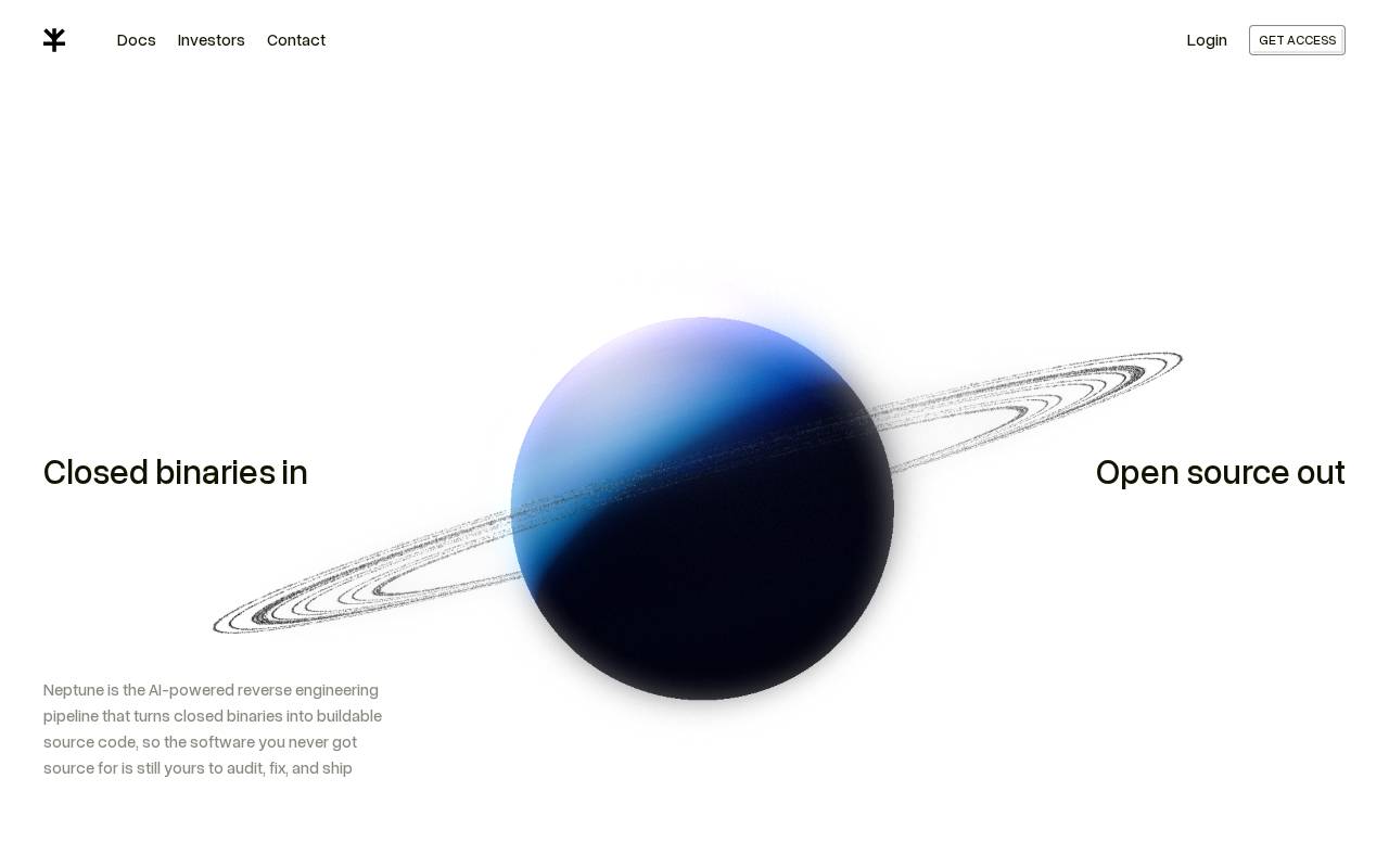 Screenshot of neptune.rip