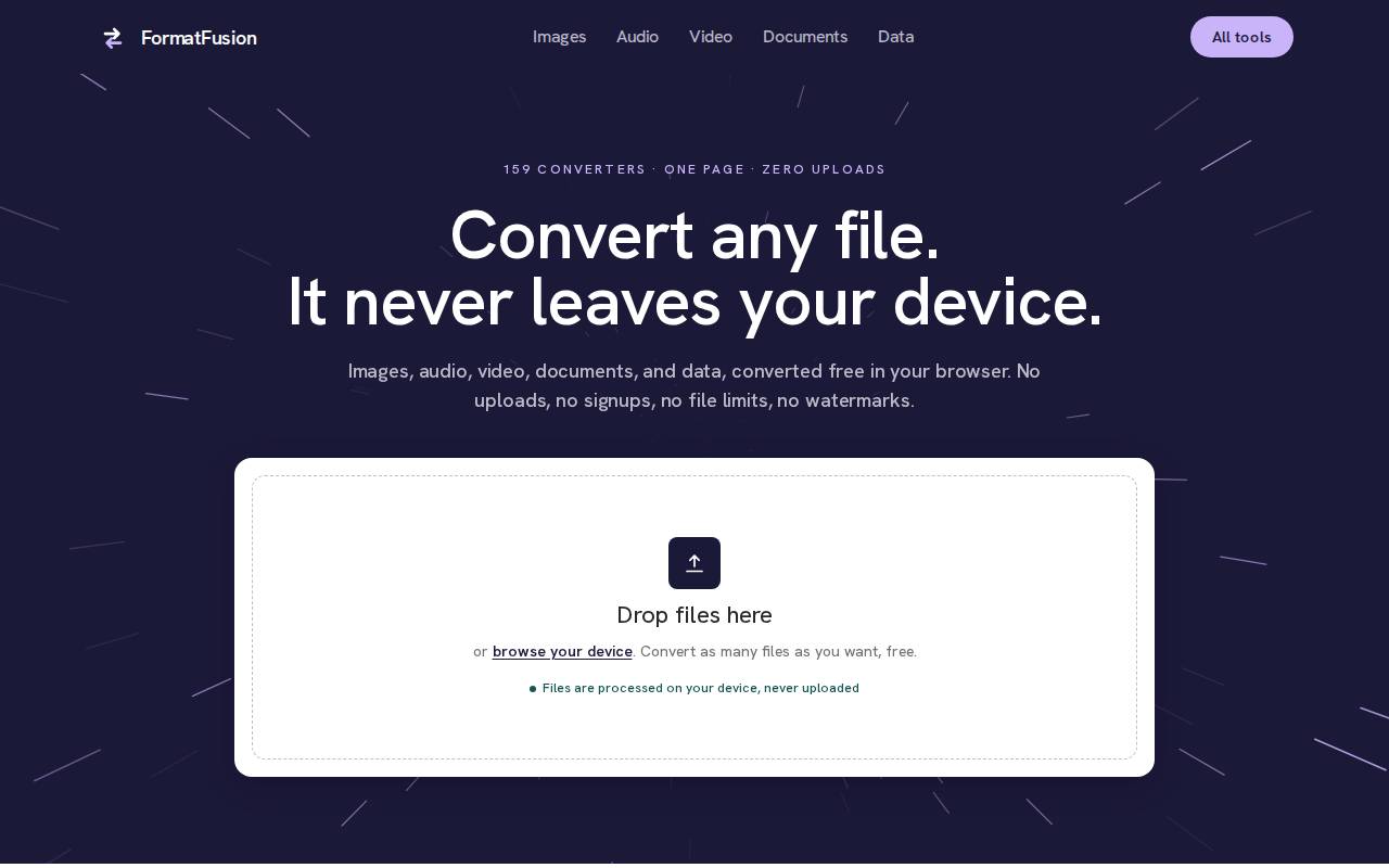 Screenshot of formatfusion.com
