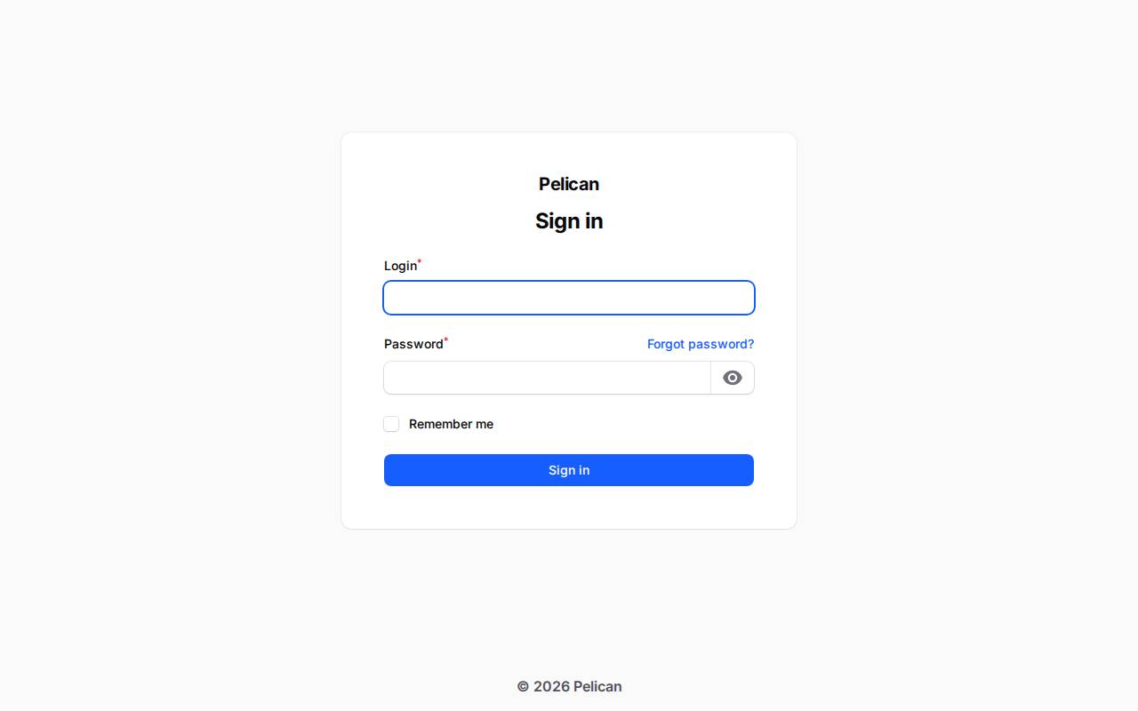 Screenshot of pelican.dancingcookie.xyz