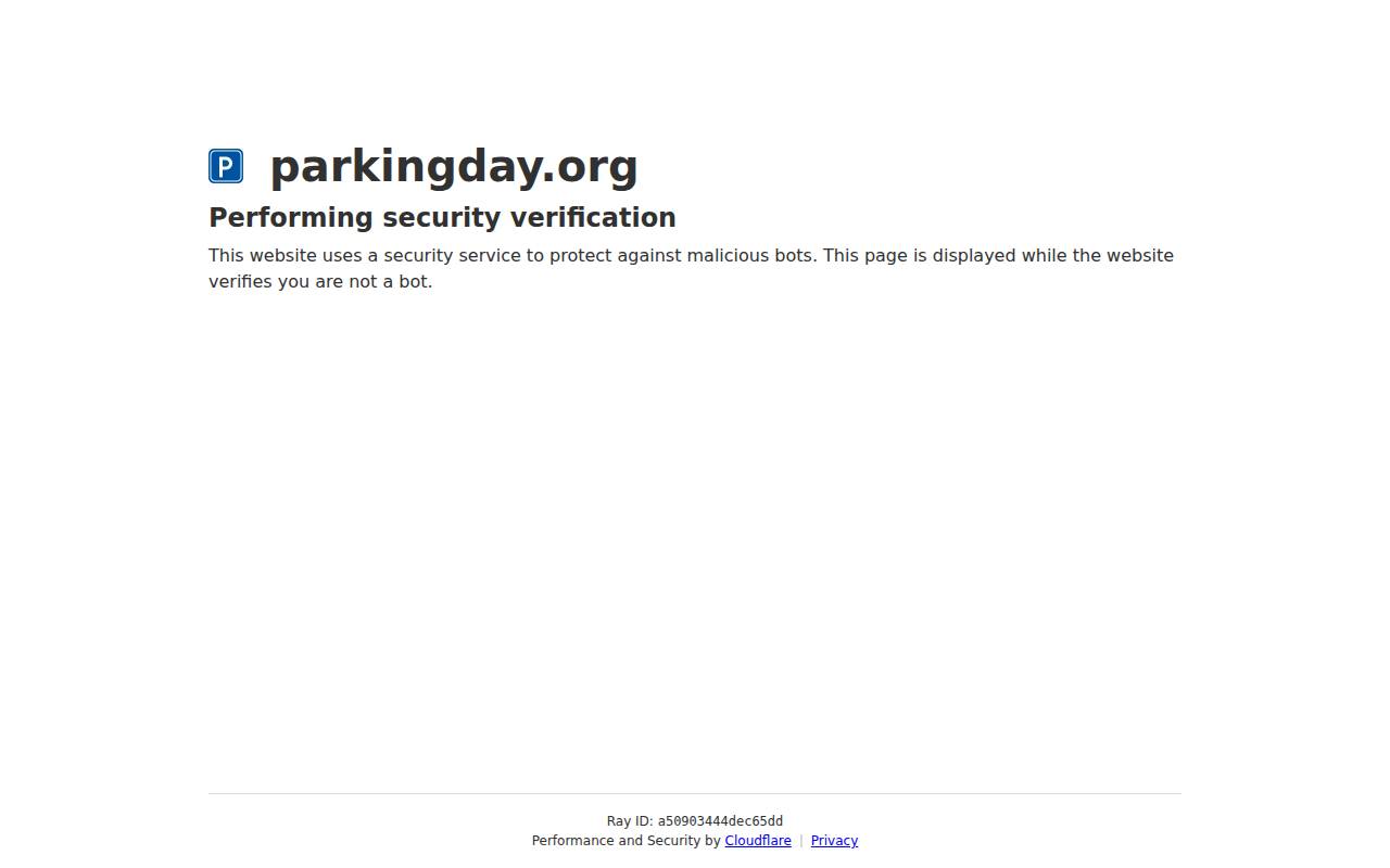 Screenshot of parkingday.org