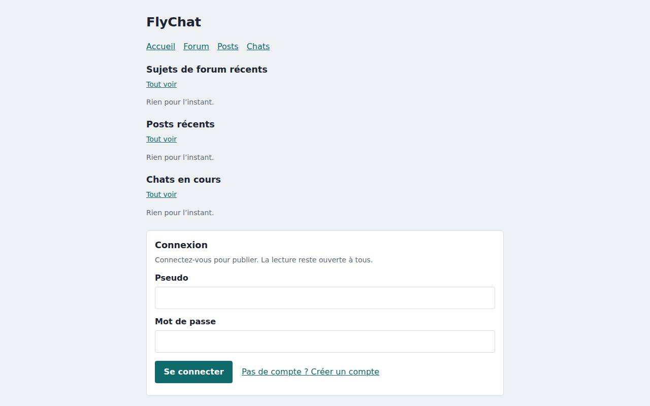 Screenshot of flychat.pages.dev
