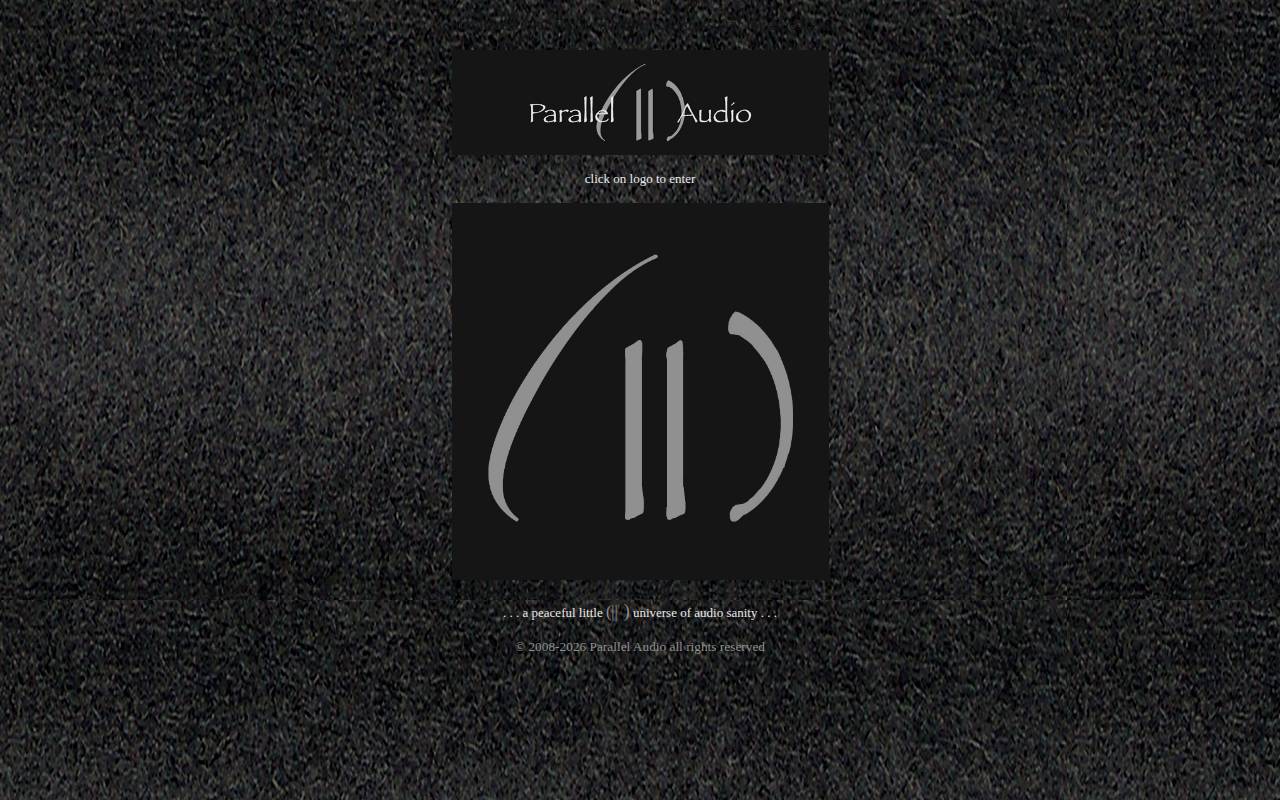 Screenshot of parallelhomeaudio.net