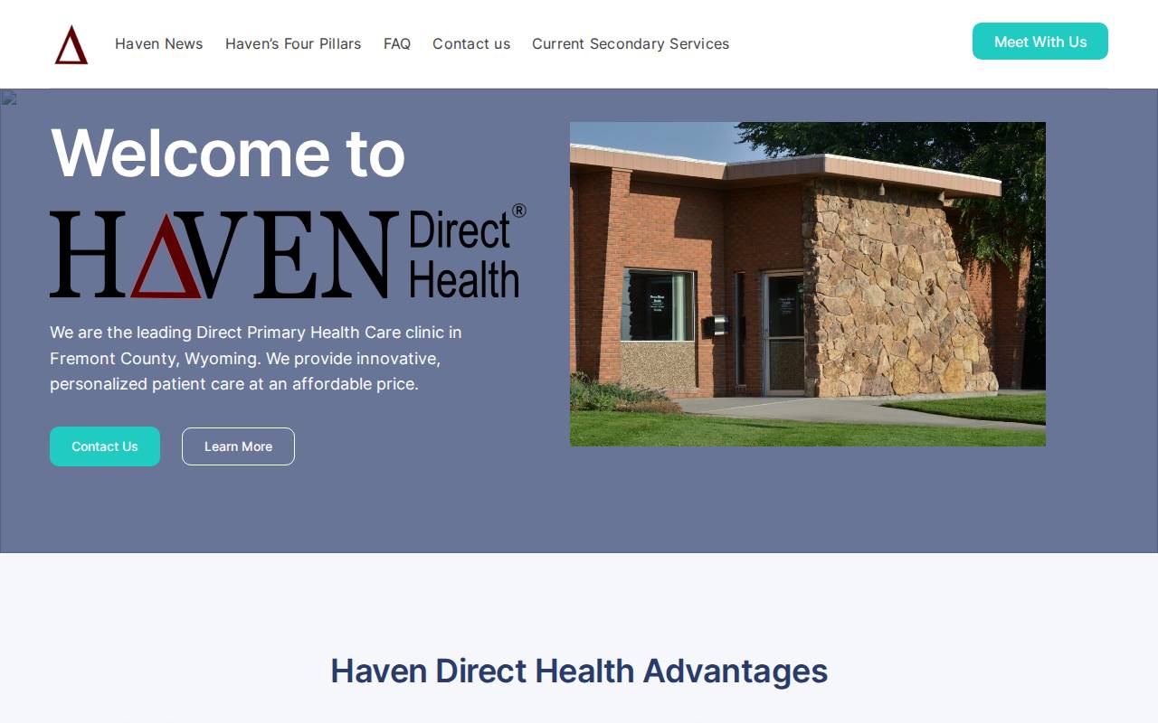 Screenshot of havendirecthealth.com